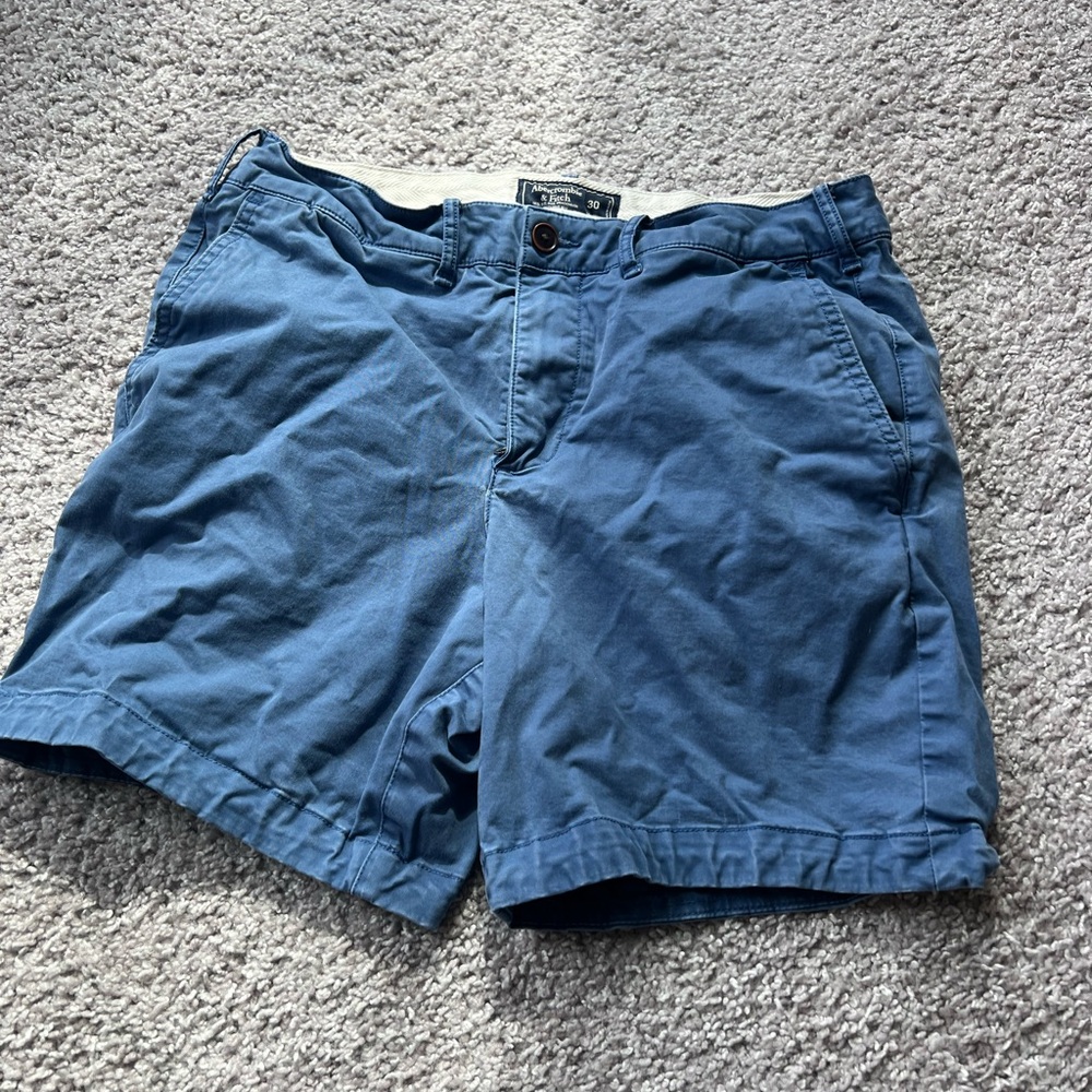 2 Pairs of Blue Shorts 7 Inch Inseam